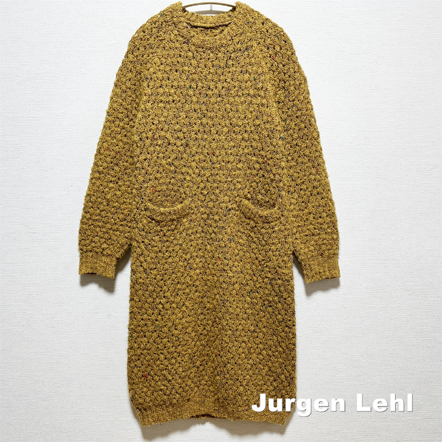 JURGEN LEHL ヨーガンレール ワンピース SIZE M 縞パッチワーク