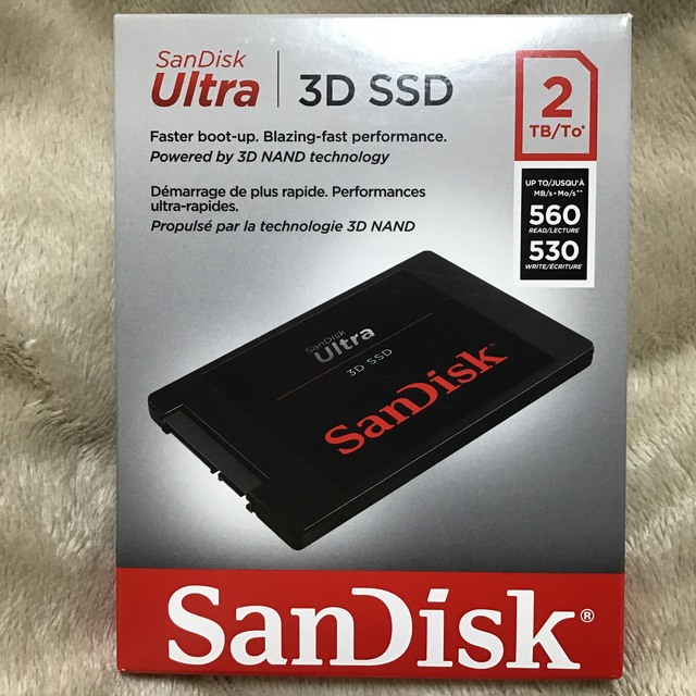 シンプルでおしゃれ 【SanDisk】『Ultra 3D SSD 4TB メーカー保証有