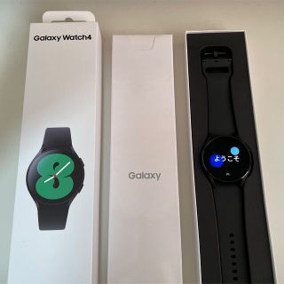 サムスン(SAMSUNG)のGALAXY Watch 4 ブラック 40mm 日本国内版【使用1日のみ】(その他)