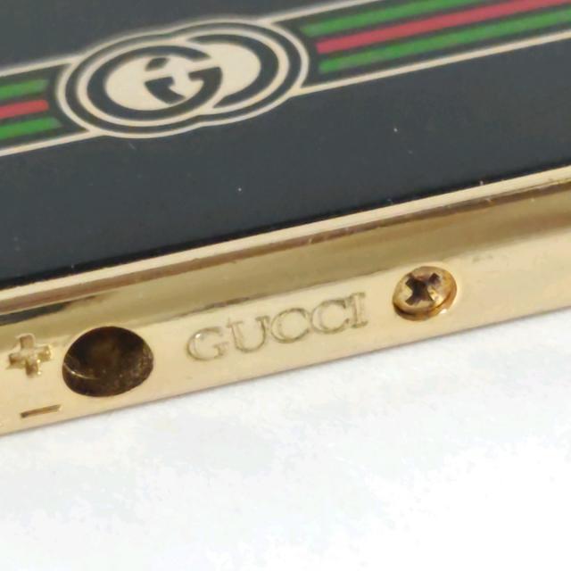 Gucci(グッチ)のグッチ ライター - 黒×ゴールド×マルチ メンズのファッション小物(タバコグッズ)の商品写真