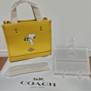 コーチ(COACH)のCOACH コーチ スヌーピー コラボ トートバッグ デンプシートート 新作(トートバッグ)