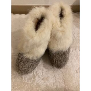 ファーファー(fur fur)のfurfur ラビットファー　ブーツ(ブーツ)