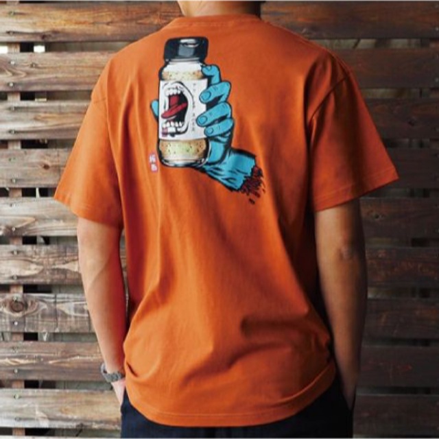 SANTA CRUZ x ほりにし x Orange コラボTシャツ XL メンズのトップス(Tシャツ/カットソー(半袖/袖なし))の商品写真