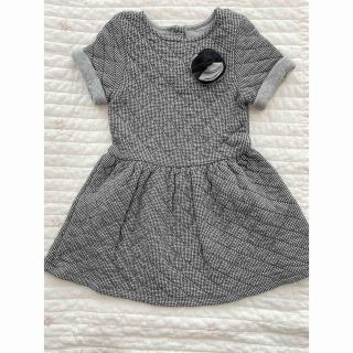 プチバトー(PETIT BATEAU)のPETITBATEAU プチバトー  キルティングワンピース(ワンピース)