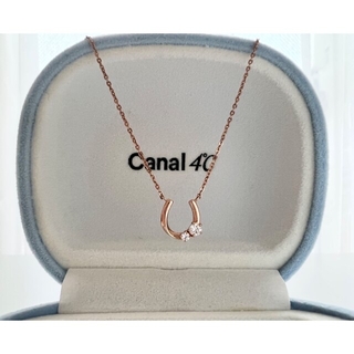 カナルヨンドシー(canal４℃)のCanal 4℃ 馬蹄形ネックレス ※画像7枚目追記あり(ネックレス)
