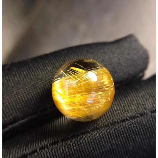 第一ネット ⭐︎【天然】タイチンクオーツ 14.5mm 丸玉 各種パーツ