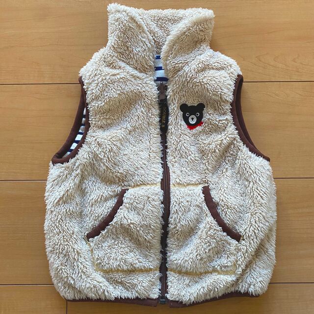 大人気の ミキハウス ダブルビー リバーシブルベスト