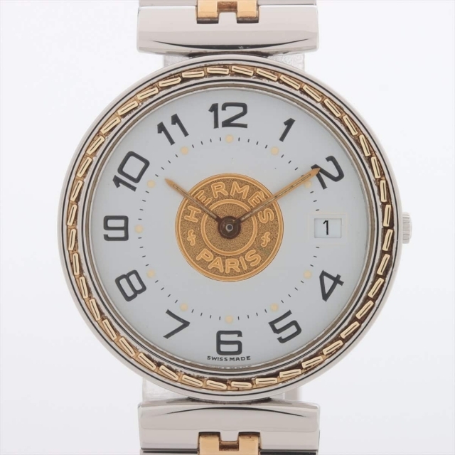 高評価の贈り物 Hermes 腕時計 レディース SS×GP セリエウォッチ エルメス 腕時計