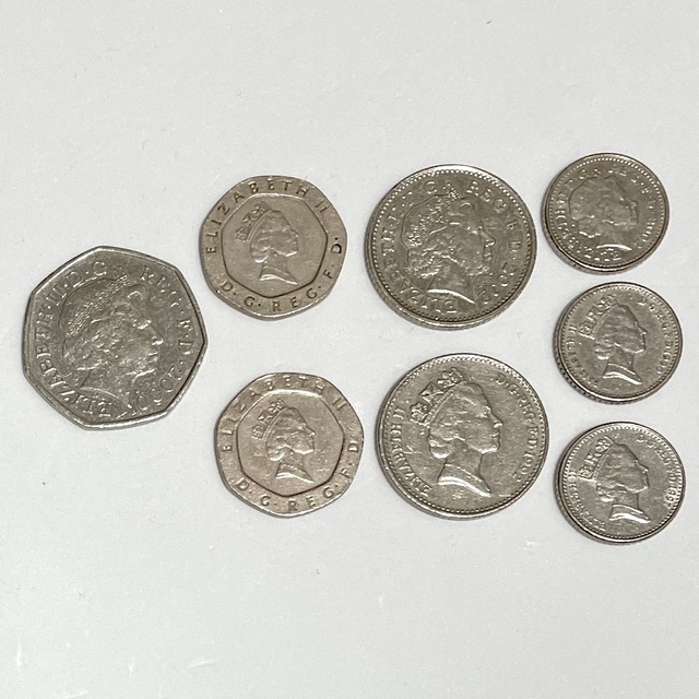 イギリス コイン 8セット