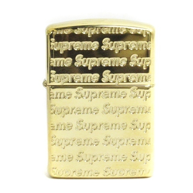 送料無料 希少‼︎supreme zippo Zippo 2014年 ジッポー ゴールド