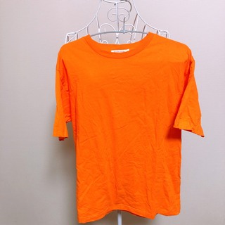 ウィゴー(WEGO)のWEGO Tシャツ　無地　オレンジ　同梱無料！　ウィゴー(Tシャツ(半袖/袖なし))