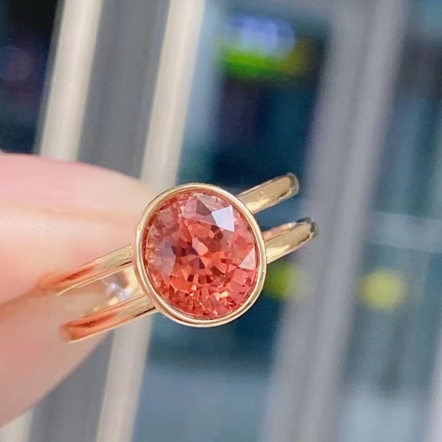 ⭐天然トルマリン リング k18 2.1ct - www.energy-med.com.br