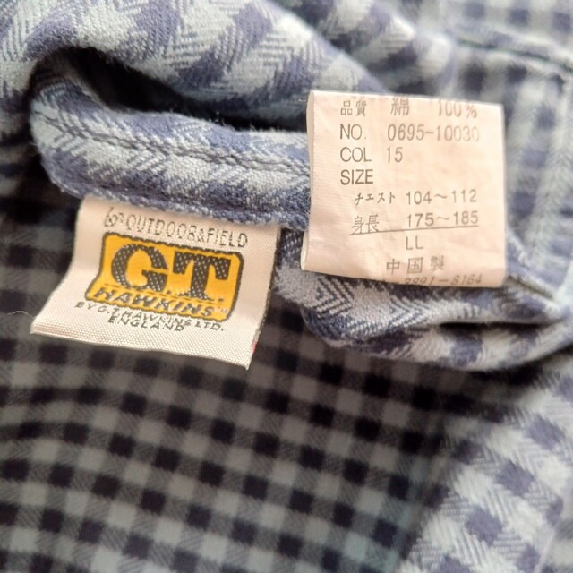 G.T. HAWKINS(ジーティーホーキンス)の未使用　GTホーキンスアウトドア長袖シャツ メンズのトップス(シャツ)の商品写真