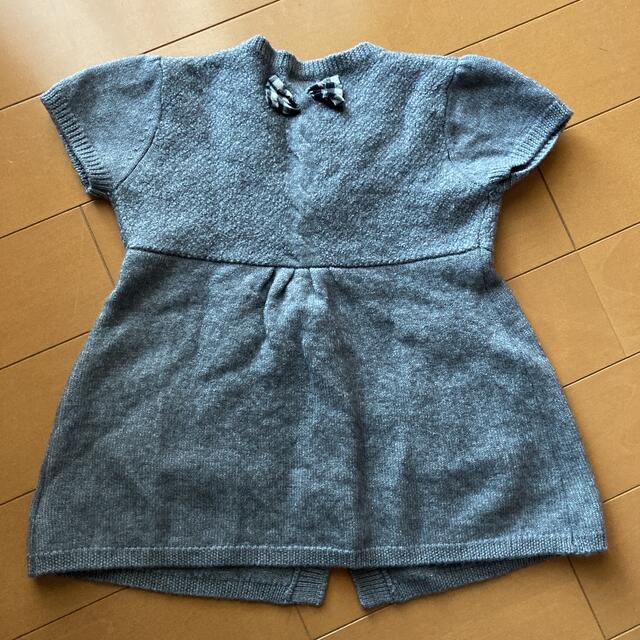 mikihouse(ミキハウス)のミキハウス　リーナちゃん　ニット キッズ/ベビー/マタニティのキッズ服女の子用(90cm~)(ジャケット/上着)の商品写真