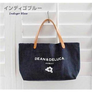 DEAN&DELUCA トートバッグ ハワイ限定 ディーン&デルーカ　デニム　S(トートバッグ)