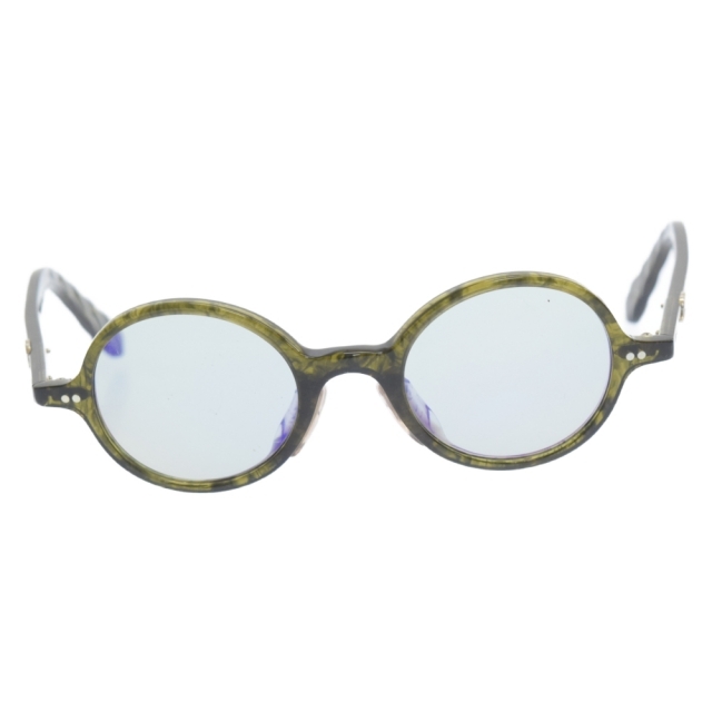 CHANEL シャネル ココマーク装飾 ラウンドフレームサングラス 眼鏡 3251 カーキ