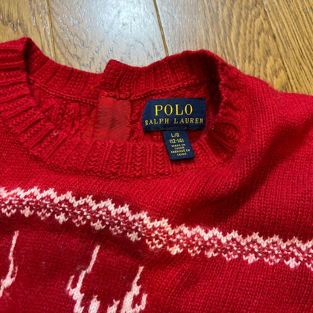 POLO RALPH LAUREN(ポロラルフローレン)のセーター　ポロラルフローレン  150 キッズ/ベビー/マタニティのキッズ服女の子用(90cm~)(ニット)の商品写真