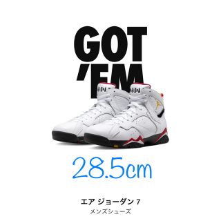 ジョーダン(Jordan Brand（NIKE）)の最終値下げ！Jordan 7 Retro Cardinal 28.5cm(スニーカー)