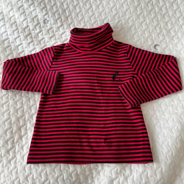 agnes b.(アニエスベー)のアニエスベー　ボーダーカットソー 4ans キッズ/ベビー/マタニティのキッズ服女の子用(90cm~)(Tシャツ/カットソー)の商品写真