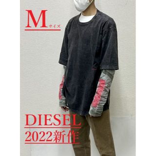 DIESEL - ディーゼル 長袖Tシャツ 1422 ブラック Mサイズ 新品タグ付