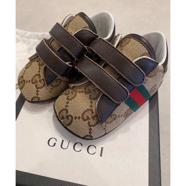 Gucci(グッチ)のグッチ　ベビーシューズ キッズ/ベビー/マタニティのベビー靴/シューズ(~14cm)(スニーカー)の商品写真
