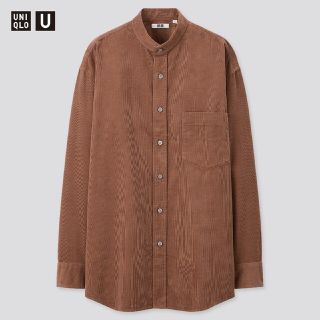 ユニクロ(UNIQLO)のUNIQLO/ユニクロ U コーデュロイワイドフィットスタンドカラーシャツ(シャツ)