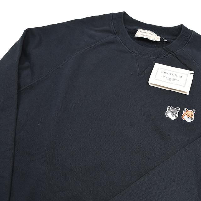 MAISON KITSUNE'(メゾンキツネ)のMAISON KITSUNE' PARIS メゾン キツネ ダークグレースウェットシャツ トレーナー FM00358KM0002 新品 イタリア正規品 メンズ ダークグレー メンズのトップス(スウェット)の商品写真