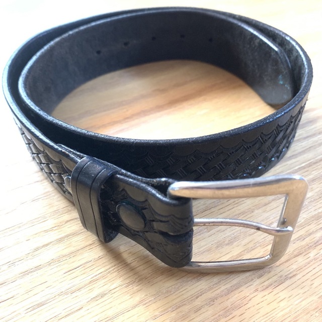 美品 USA製 TEX SHOEMAKERSONS バスケットウィーブ ベルト www
