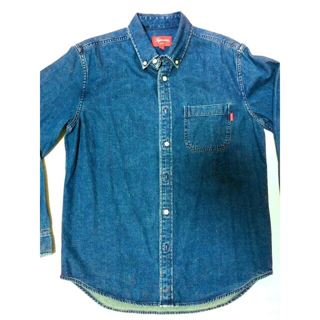 送料込 希少S supreme 18SS week4 Denim Shirt