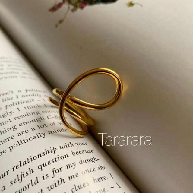 ●stainless Round＆Round ring●金属アレルギー対応 レディースのアクセサリー(リング(指輪))の商品写真