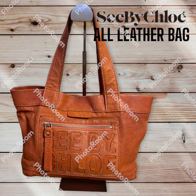 SEE BY CHLOE(シーバイクロエ)のSEE BY CHLOE LEATHER HAND BAG レディースのバッグ(ハンドバッグ)の商品写真