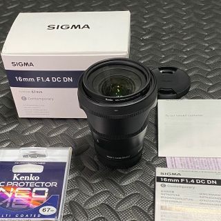 【美品】シグマ SIGMA 16mm F1.4 DC DN Eマウント用