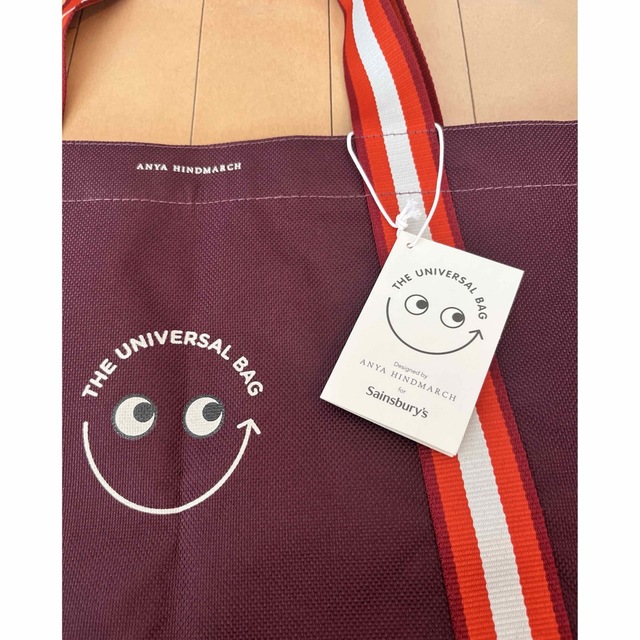 ANYA HINDMARCH(アニヤハインドマーチ)のニコ様専用　エコバッグ　アニヤハンドマーチ✖️セインズベリー レディースのバッグ(エコバッグ)の商品写真