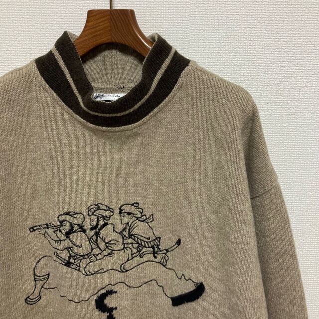 CASTELBAJAC(カステルバジャック)の80s Vintage■カステルバジャック■空飛ぶ絨毯 アラビア ニットセーター メンズのトップス(ニット/セーター)の商品写真