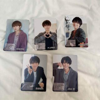 ジャニーズJr. HiHi Jets プロフィールカード(アイドルグッズ)