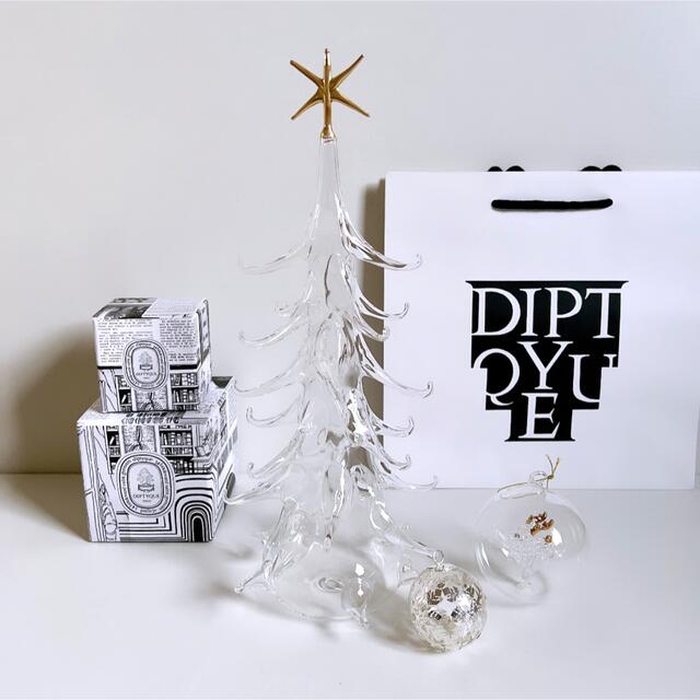 diptyque(ディプティック)のdiptyque ディプティック ガラス製サパン ツリー L 限定 完売 未開封 コスメ/美容の香水(ユニセックス)の商品写真