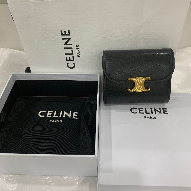 激安価格で販売 CELINE セリーヌ トリオンフ ウォレット トリオンフ