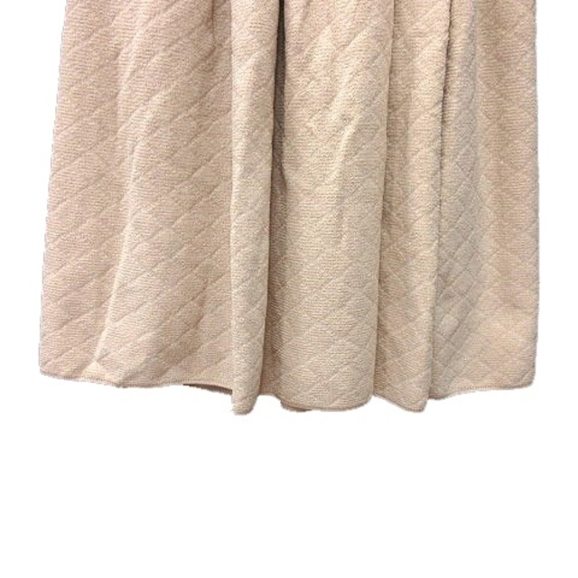 LOUNIE(ルーニィ)のルーニィ LOUNIE フレアスカート ひざ丈 チェック F ライトベージュ レディースのスカート(ひざ丈スカート)の商品写真
