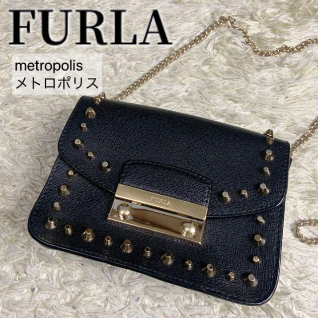 リングノート 【美品】 FURLA フルラ メトロポリス ショルダー