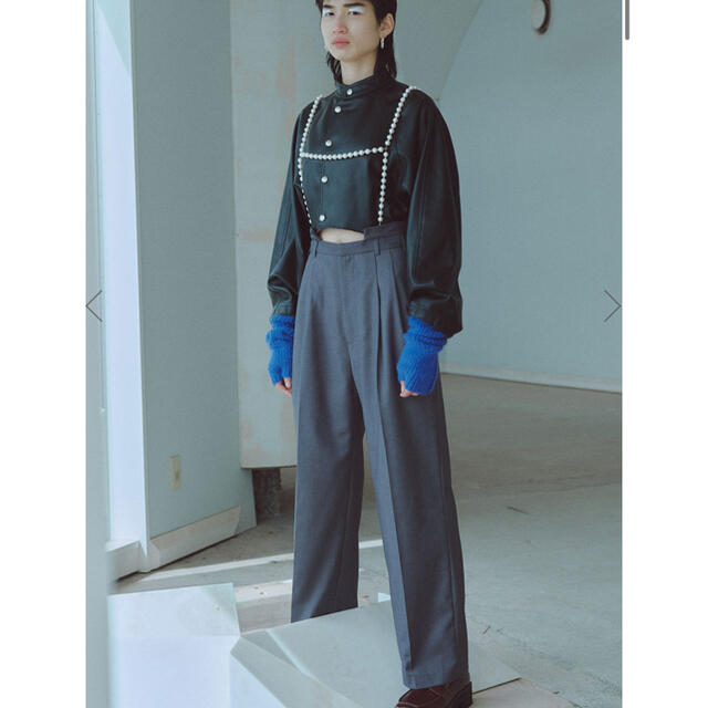 Ameri VINTAGE(アメリヴィンテージ)のDROP PEARL SUSPENDER PANTS レディースのパンツ(サロペット/オーバーオール)の商品写真