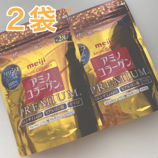 メイジ(明治)の２袋　明治 アミノコラーゲン プレミアム 約28日分 196g(コラーゲン)