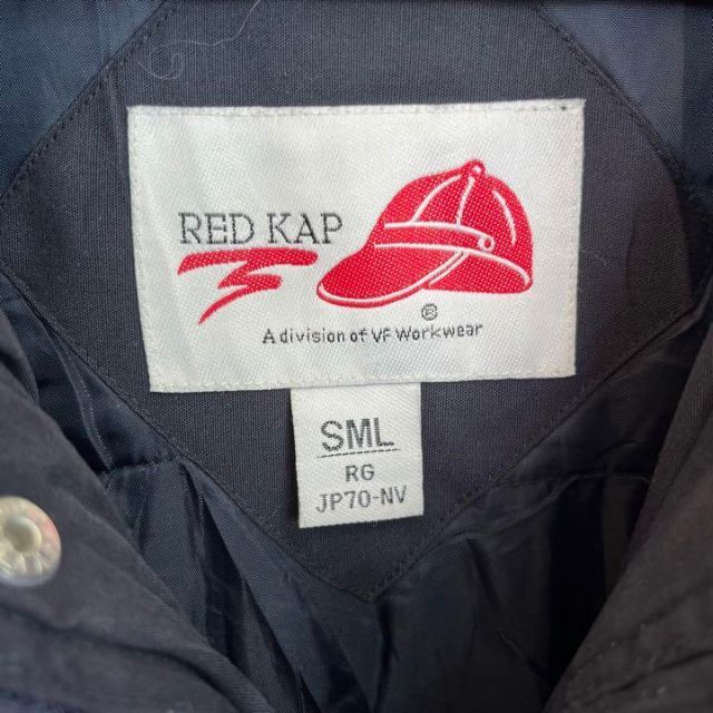 RED KAP(レッドキャップ)のアメリカ古着　RED KAP ワークジャンパー　中綿入りマウンテンパーカー　紺色 メンズのジャケット/アウター(マウンテンパーカー)の商品写真