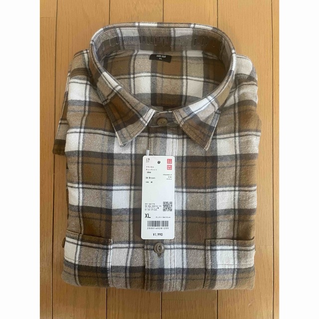 UNIQLO(ユニクロ)の【新品・未使用】ユニクロ　フランネルシャツ メンズのトップス(シャツ)の商品写真