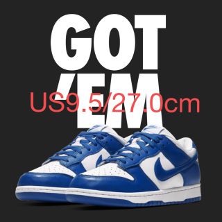 ナイキ(NIKE)の【27.5cm】NIKE DUNK LOW Varsity Royal(スニーカー)