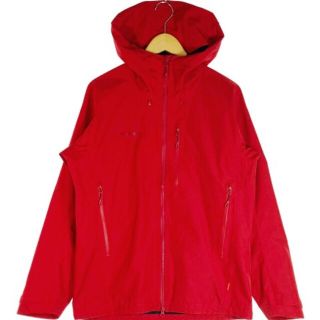 マムート ジップアップジャケット GORETEX レッド sizeXL(その他)