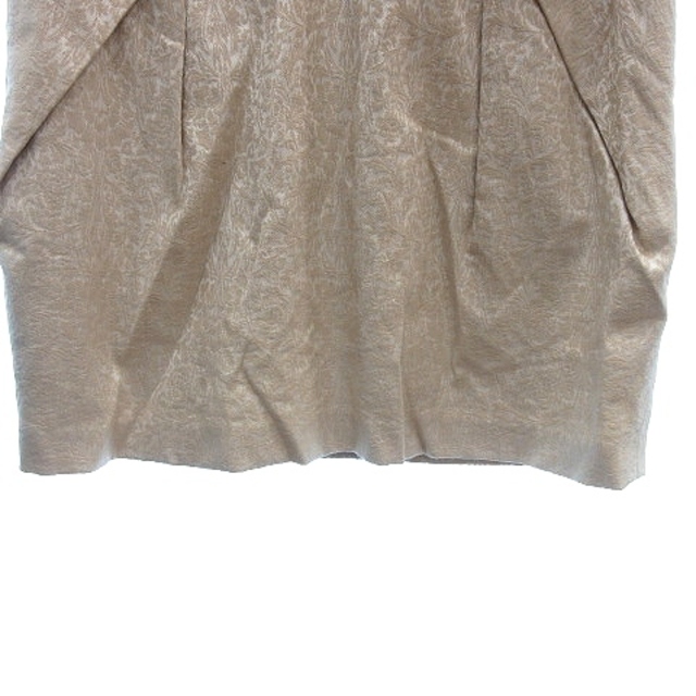 BEAUTY&YOUTH UNITED ARROWS(ビューティアンドユースユナイテッドアローズ)のB&Y ユナイテッドアローズ ジャガードスカート タイト ミニ S ベージュ レディースのスカート(ミニスカート)の商品写真