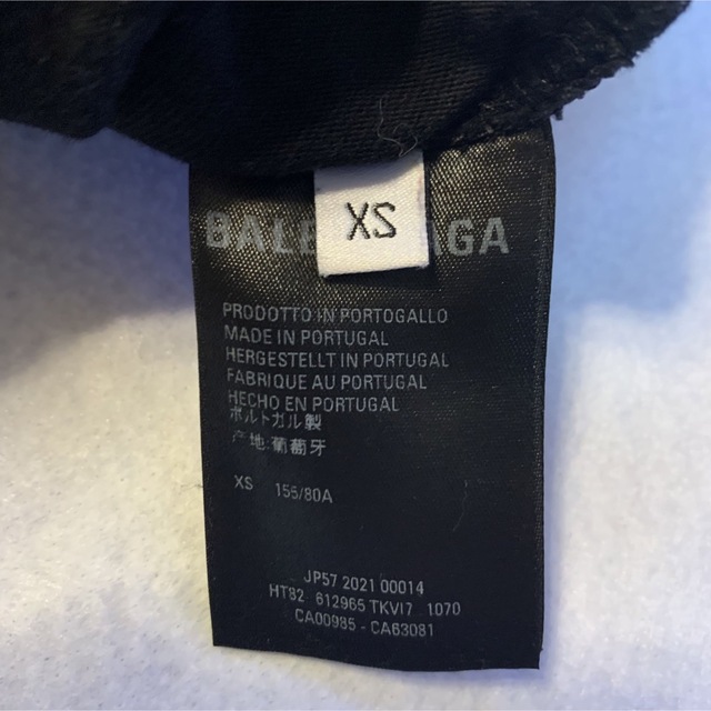Balenciaga(バレンシアガ)のバレンシアガ　Tシャツ　黒　21年　美品　ユニセックス メンズのトップス(Tシャツ/カットソー(半袖/袖なし))の商品写真