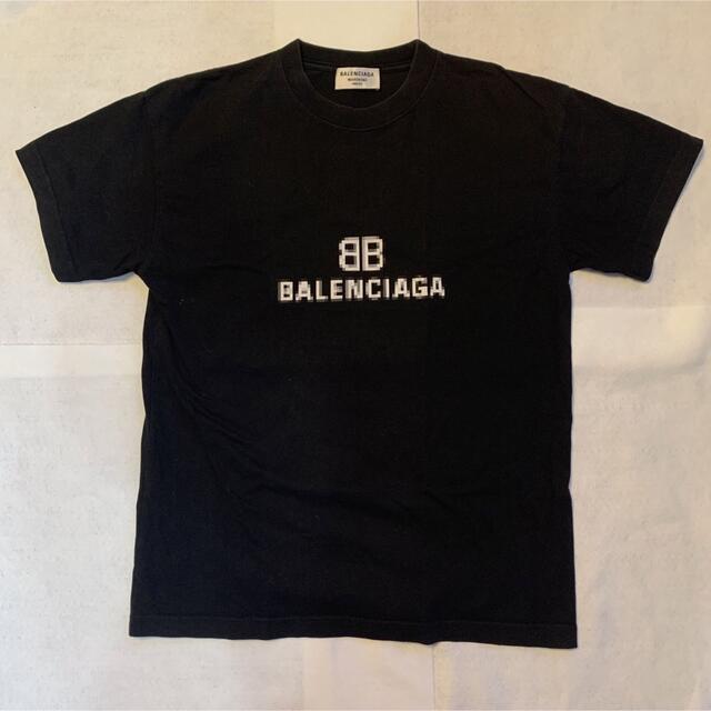 Balenciaga(バレンシアガ)のバレンシアガ　Tシャツ　黒　21年　美品　ユニセックス メンズのトップス(Tシャツ/カットソー(半袖/袖なし))の商品写真