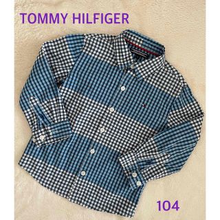 トミーヒルフィガー(TOMMY HILFIGER)の美品☆トミー　ヒルフィガー　長袖シャツ　104(Tシャツ/カットソー)