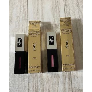 イヴサンローランボーテ(Yves Saint Laurent Beaute)のYSL イヴ・サンローラン ルージュ ピュールクチュール ヴェルニ　２本セット②(口紅)